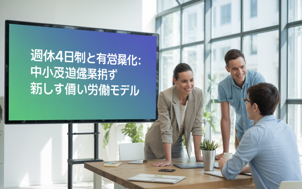 週休4日制と有給取得昇進条件化：中小企業が目指す新しい労働モデル