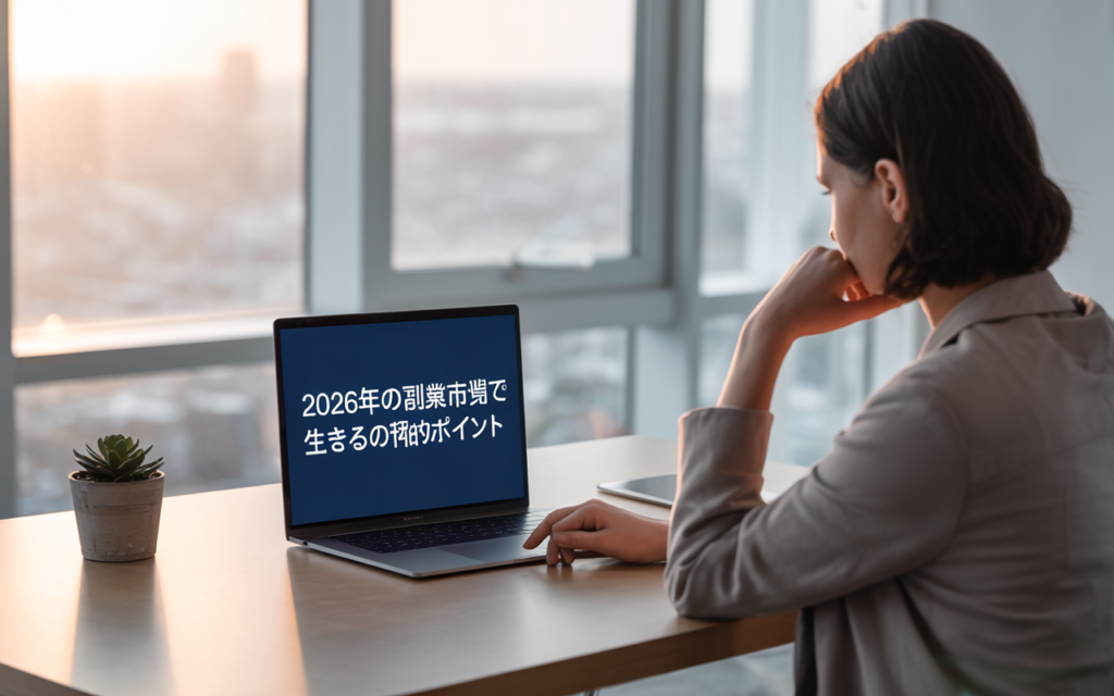 2026年の副業市場で生き残るための戦略的ポイント