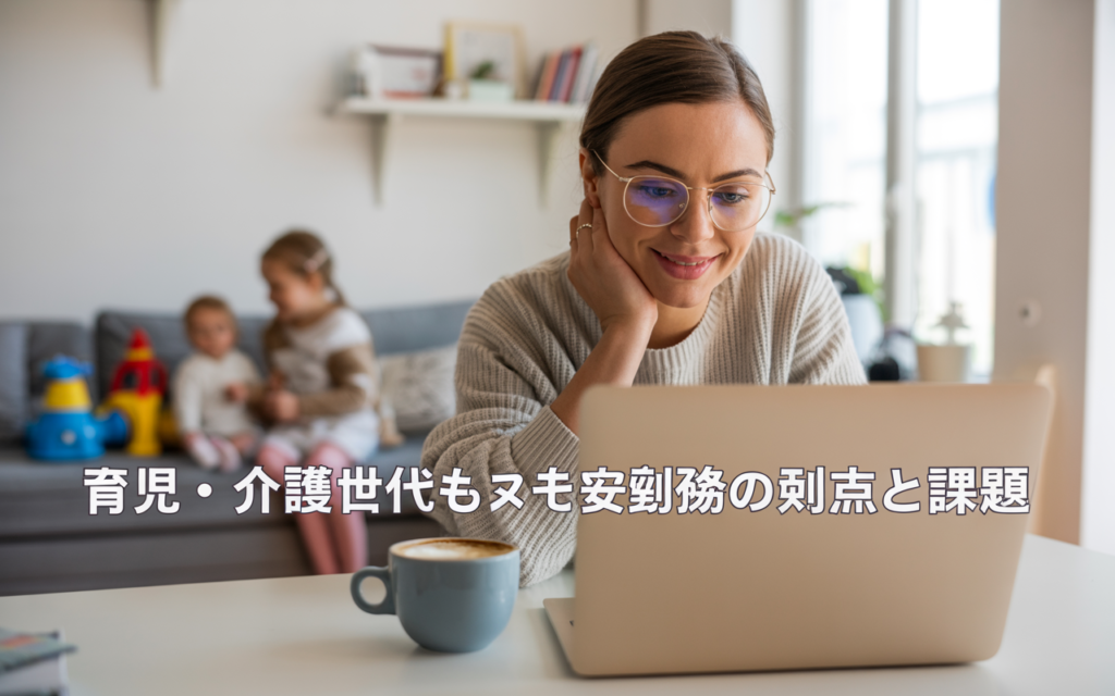 育児・介護世代も安心！リモート勤務の利点と課題