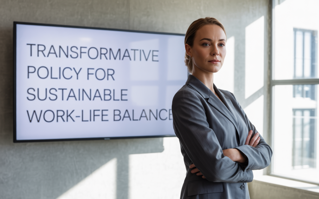 政策レベルの変革が導く持続可能なワークライフバランス