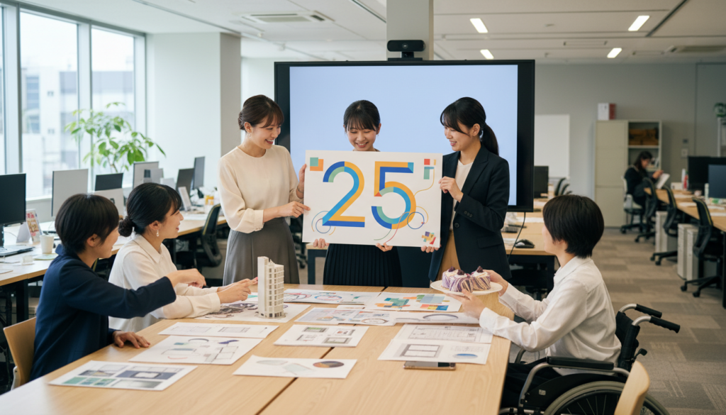 ホテル近鉄ユニバーサル・シティ、25周年記念をユニバーサルデザインで祝う