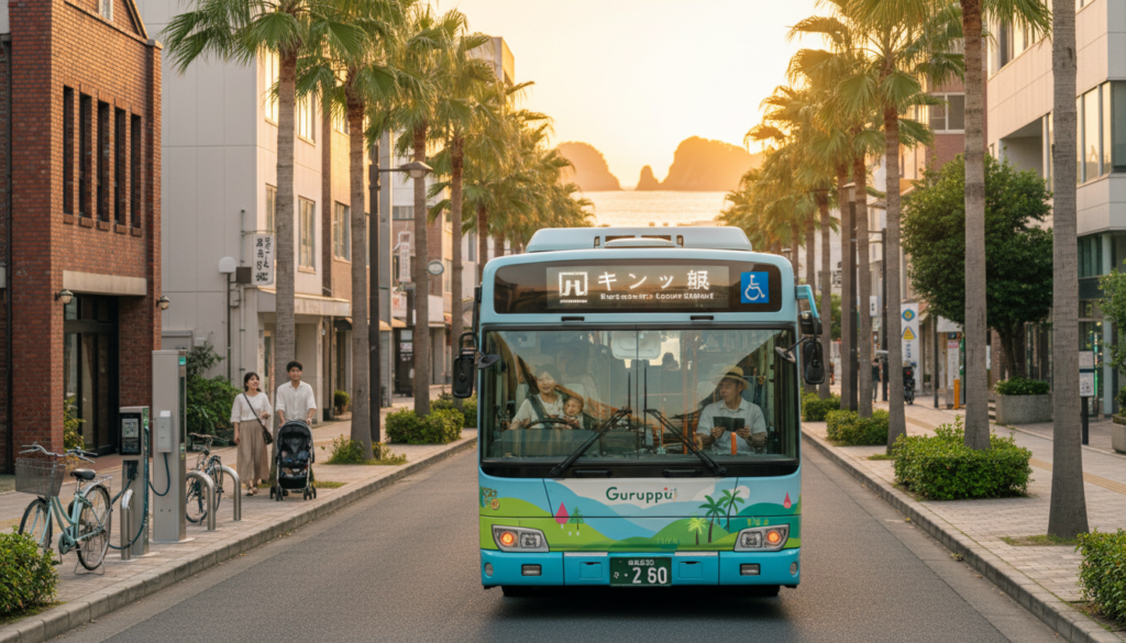 宮崎市の電動バス『ぐるっぴー』が創る、新しい街のかたち