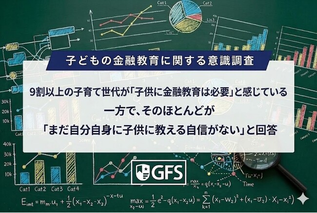 【こどもNISA 】2027年解禁に向けての実態調査　子育て世代の8割が「子どもへの金融教育に自信がない」と回答　GFSが親子向け投資授業を開始