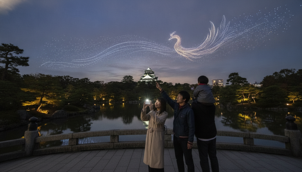 地域の未来を照らす新たな夜空の演出、ドローンショーの可能性