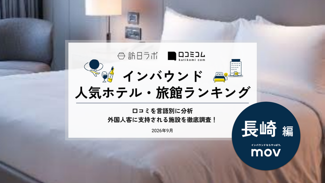 【独自調査】2026年最新：外国人に人気のホテル・旅館ランキング［長崎編］1位は「東横INN対馬厳原」！| インバウンド人気ホテル・旅館ランキング　#インバウンド #MEO